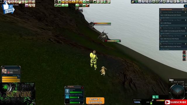 Entropia Universe Hunting 3000 Kerberos points Run 2 смотреть онлайн