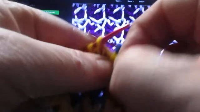 Мозаичный узор-''Иероглиф с колечком''. смотреть онлайн