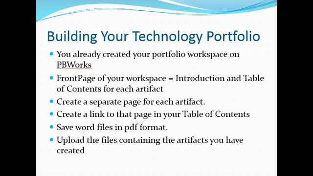 Creating your final portfolio смотреть онлайн