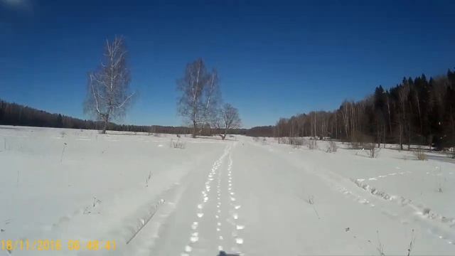 Покатушка на снегоходе.
