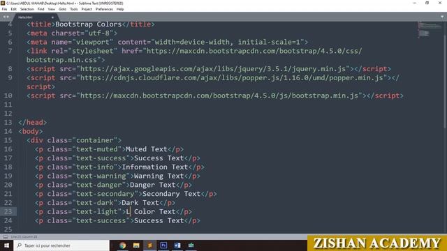 BOOTSTRAP Beginners Tutorial – BOOTSTRAP – COLORS. смотреть онлайн