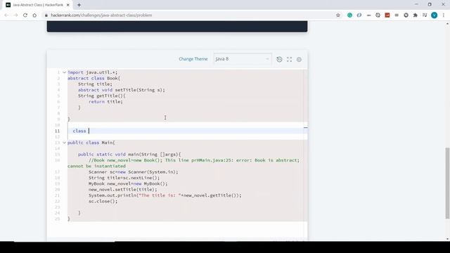 20 - Абстрактные классы - Java Практика (Hackerrank) смотреть онлайн