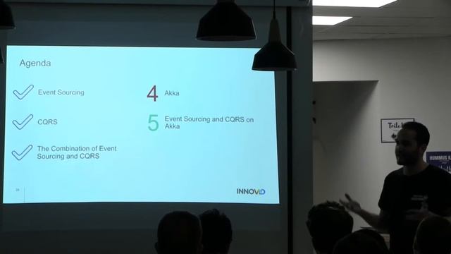 Event Sourcing and CQRS on Akka - Daniel Klein and Idan Nahum (Hebrew) смотреть онлайн