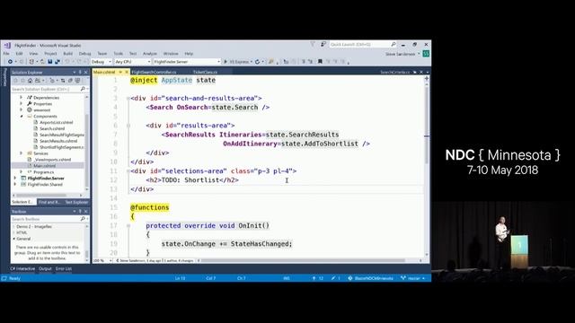 Blazor, a new framework for browser-based .NET apps - Steve Sanderson смотреть онлайн