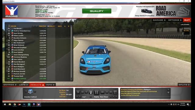 Autobahn iRacing Series Race #2 смотреть онлайн