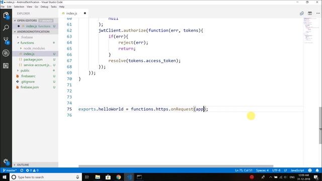 #15 Android Notification Tutorial - Deploying API in Firebase смотреть онлайн