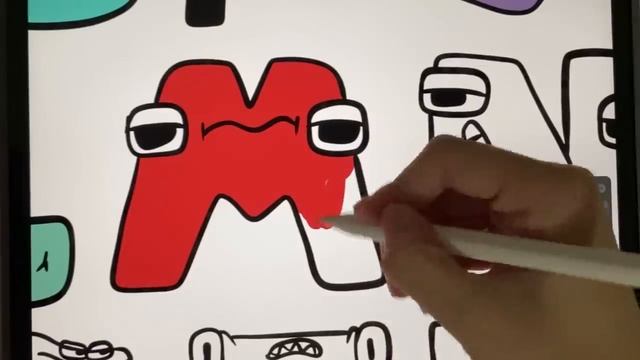 Alphabet Lore Coloring Page / Elektromania - Summersong 2018 [NCS]