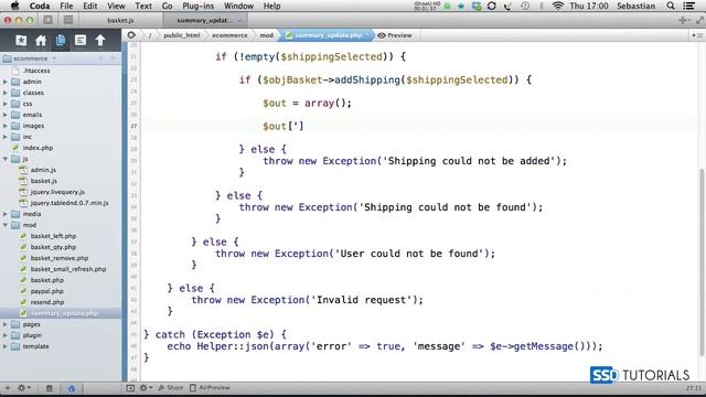 12-21: E-commerce application with PHP, MySQL, Ajax and PayPal (Season 3) смотреть онлайн