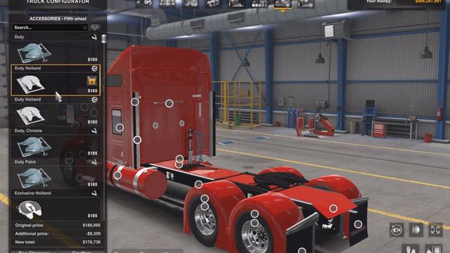 American Truck Simulator (v 1.47) Kenworth T660 Mega Tuning смотреть онлайн