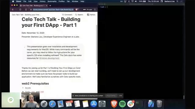 Developing & deploying your first DApp on Celo смотреть онлайн