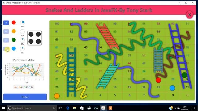 Snake And Ladder Game Using Java FX смотреть онлайн