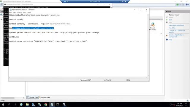 How to Install Let’s Encrypt on Windows Server 2019 смотреть онлайн