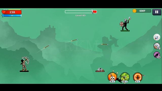 The Archers 2: Stickman Game | RKM Gaming | The Best Archery Game | Level 61 - 65 смотреть онлайн