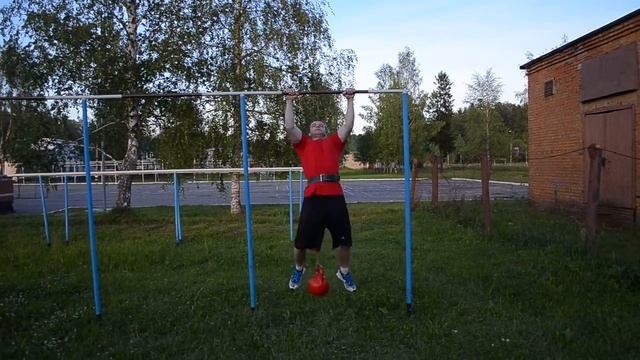 Подтягивание с гирей 16кг смотреть онлайн
