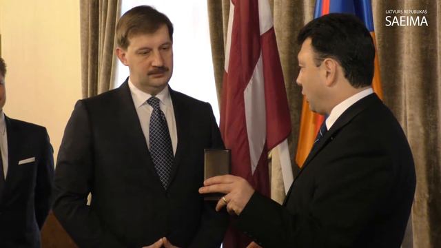 Armēnijas parlamenta vicespīkera vizīte Saeimā смотреть онлайн