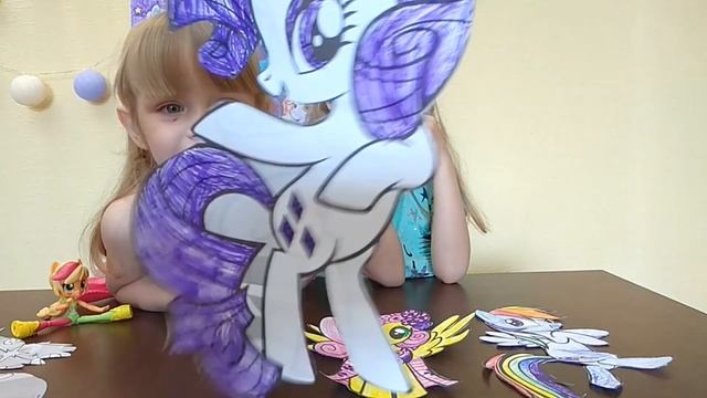 УГАДАЙ ПОНИ My Little Pony Бумажные пони EP TV смотреть онлайн