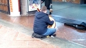 Уличный музыкант - Рэп под бандуру