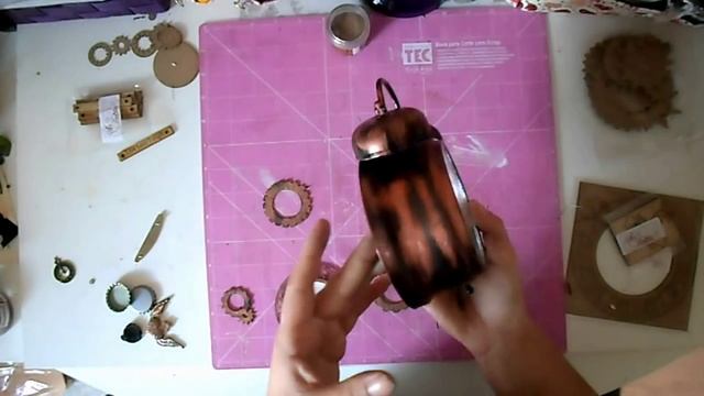 Cibele Degrazia - Altered Art Clock for Sa Crafters смотреть онлайн