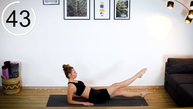 INTENSE FULL BODY PILATES HIIT FOR WEIGHT LOSS | No Repeat | With Warm Up & Cool Down смотреть онлайн