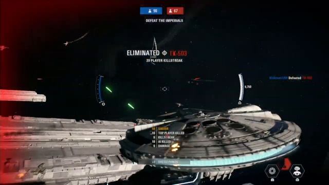 STAR WARS Battlefront II Lando Calrissian's Millennium Falcon Arcade Starfighter Assault Team Battl смотреть онлайн