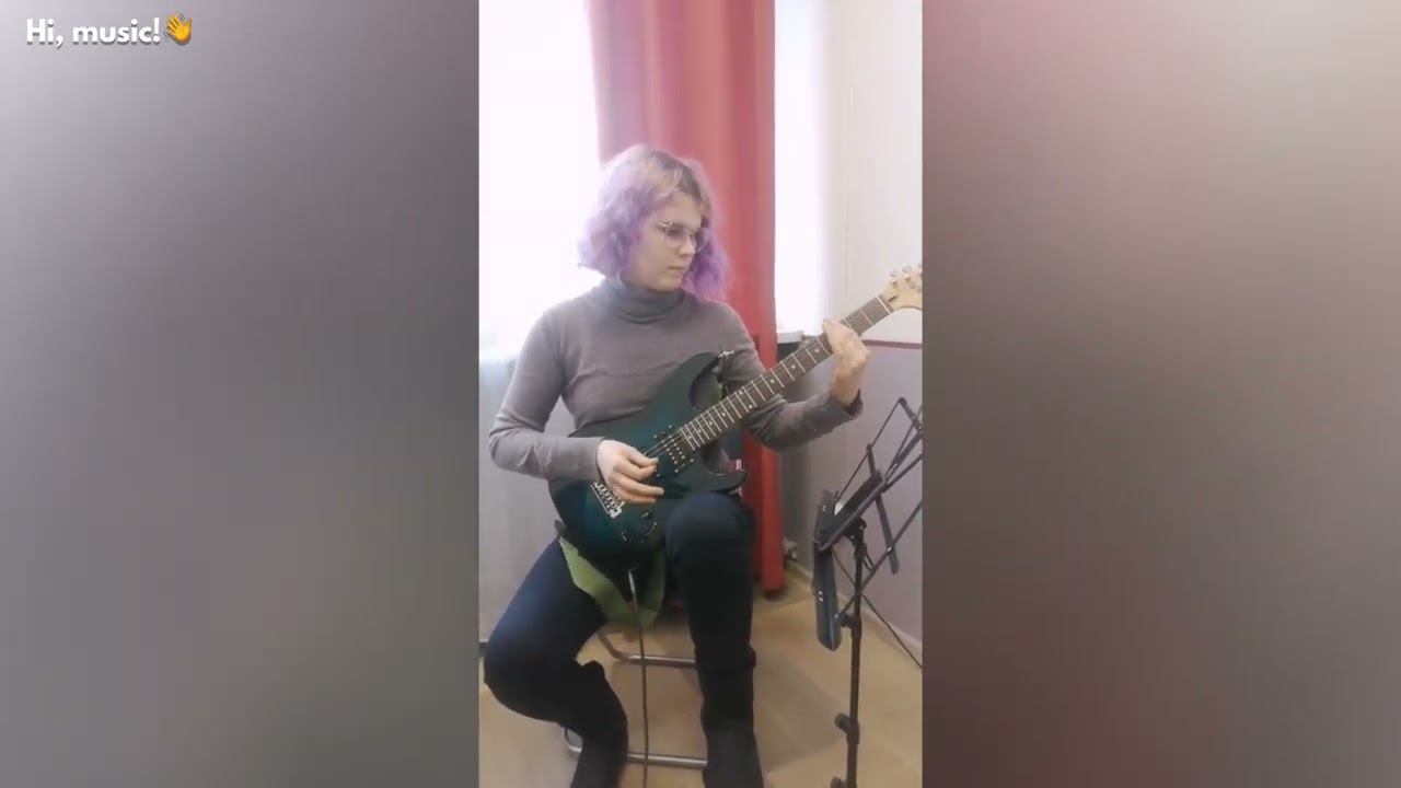 Диана Зенкевич - урок гитары смотреть онлайн