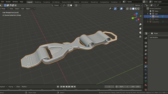 Wrap geometry on a surface in Blender. смотреть онлайн