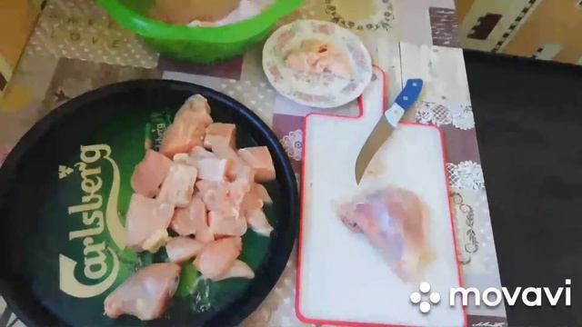 Шашлык из баранины и куринного мяса. Мариновка смотреть онлайн