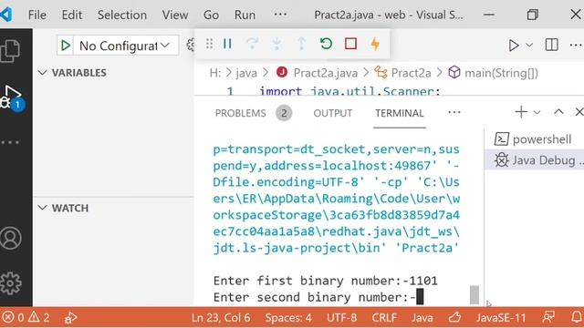 Core Java Practical |Practical 2 Java Basic |addition conversion of binary number | reverse a strin смотреть онлайн