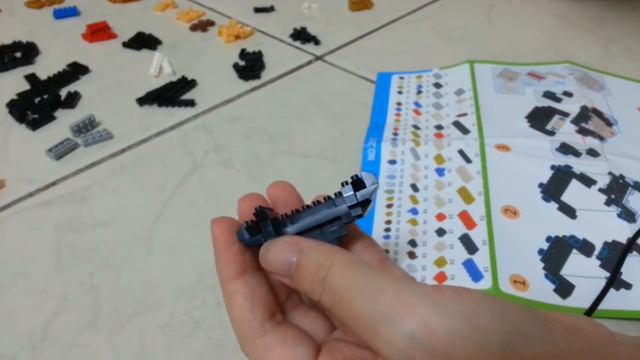 NANOBLOCK WISE HAWK WONDER WOMAN NO.2571 UNBOXING & BUILD TIMELAPSE смотреть онлайн