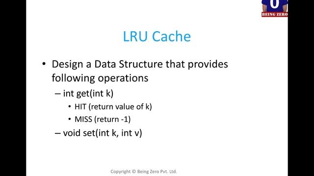 LRU Cache Data Structure - Problem Statement смотреть онлайн