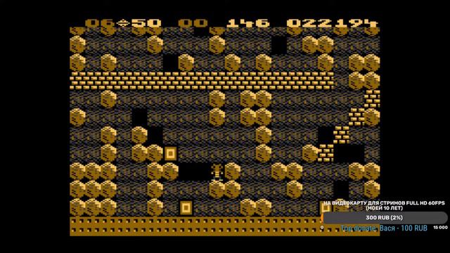 Atari ❤Boulder Dash❤ 1984 Peter Liepa.. FULL PLAY - прохожу полностью на всех уровнях сложностей.