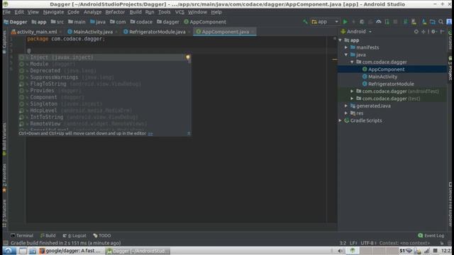 Android Tutorial - Simple Implementation of Dagger 2 смотреть онлайн