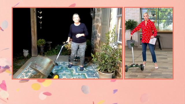 Garden Pot Mover With Adjustable Handle On QVC