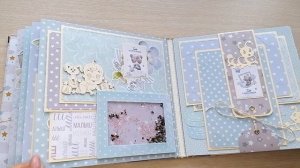Скрапбукинг.Альбом 20_20 см.ручная работа.SCRAPBOOK ALBUM TUTORIAL.the album handmade.mp4