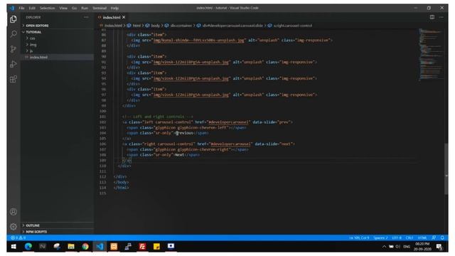 How to add Carousel in html using Bootstrap - Developer Sahad смотреть онлайн