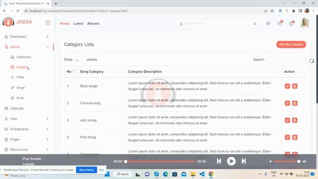 Bootstrap 5 Admin Dashboard Music Free Download Template 11 смотреть онлайн
