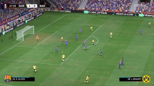 FIFA 22 PS5 | Borussia Dortmund Vs Barcelona Ft. Torres, Aubameyang, Traore, | UEFA Europa League