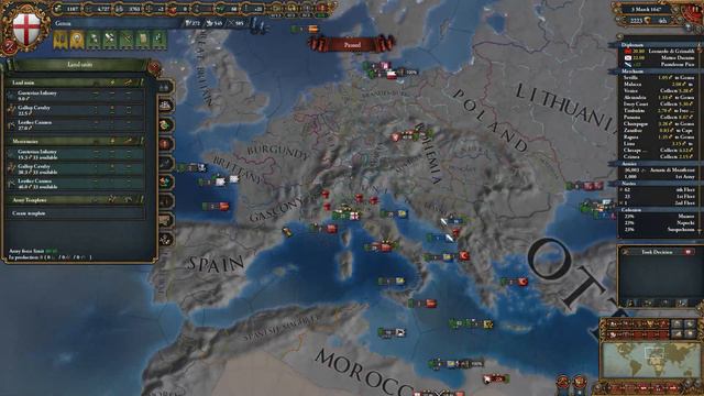 [Strenghten] Europa Universalis 4 - Mare Nostrum - Genoa - Part 64 смотреть онлайн