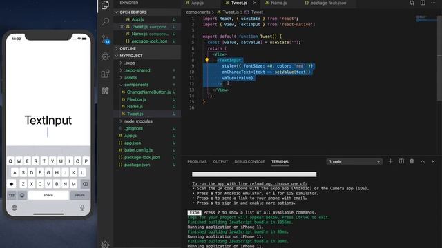 【誰でもできるReact Native】 #3 FlexBox, TextInputについて смотреть онлайн