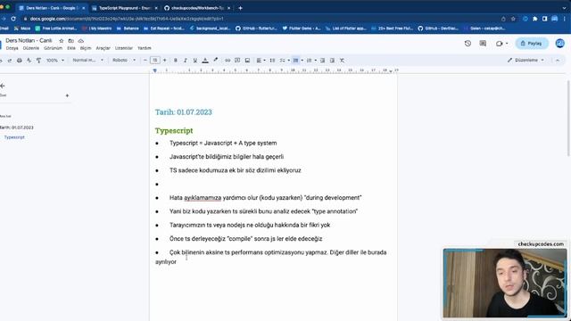 Typescript öğrenmeye başlıyoruz - 100 günlük Challenge başladı смотреть онлайн