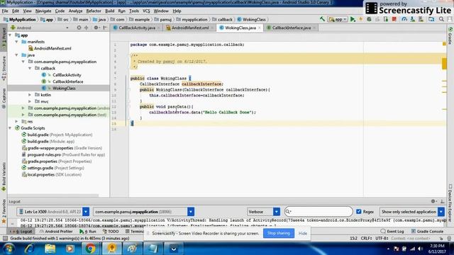 how to create Callback in android смотреть онлайн