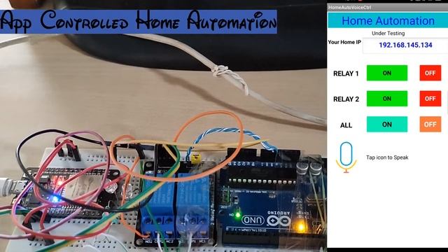 Voice Controlled Smart Home Automation using ESP32 | IoT based Home automation using smartphone App смотреть онлайн