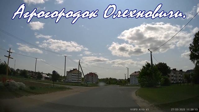 Агрогородок Олехновичи Молодечненский район, Минская область. Рулим по дорогам Беларуси. Drive tour смотреть онлайн