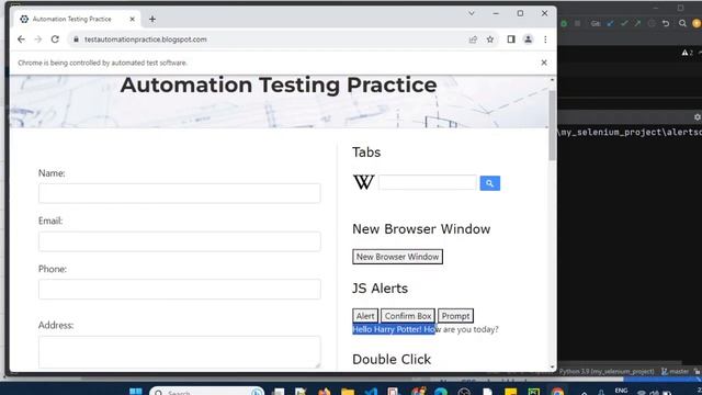 Selenium with Python Tutorial - 28 : Alerts / Popups handling смотреть онлайн
