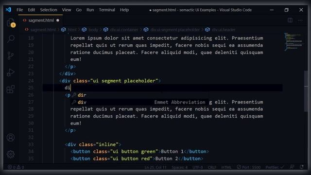 17. segments | Semantic Ui смотреть онлайн