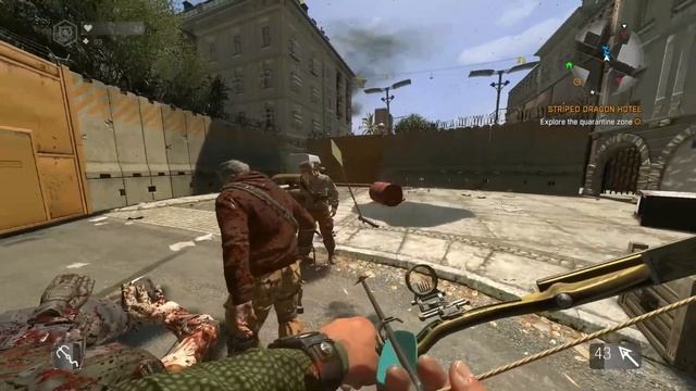Dying Light Ranger Bow from Harran Ranger Bundle DLC with Harran Ranger Outfit over 5500 Damage смотреть онлайн