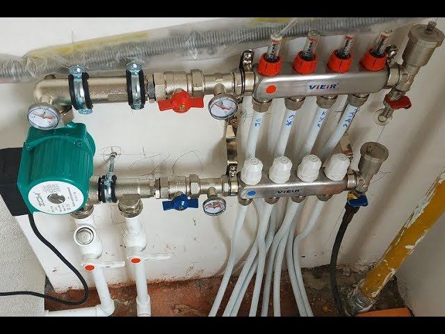 Цена Как Работает Насосно смесительного узел для водяных теплых полов Монтаж водяного теплого пола смотреть онлайн