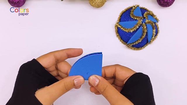 Christmas Angels Ornaments Making From Glitter Foam?Idea De Decoración Navideña?Manualidades смотреть онлайн