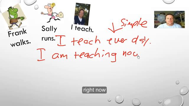 Present Simple vs Present Progressive in English смотреть онлайн