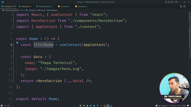 Use Context API & useContext Hook || No Props ? || React Multi-page Website in Hindi #6 смотреть онлайн